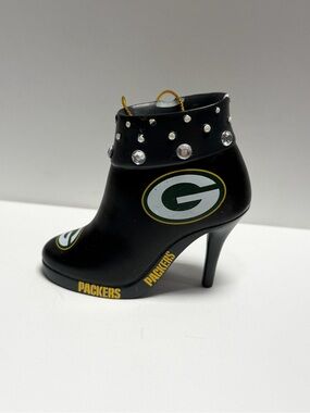 2011 Bradford Exchange Packers “Kicks and Glitter” Stiletto Shoe Ornament